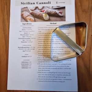 traditional Cannoli stainless steel Cutter * Sicilian/Italian dessert
