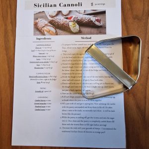Traditional Cannoli stainless steel Cutter * Sicilian/Italian dessert